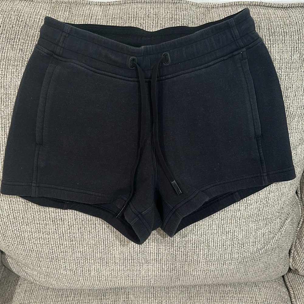 lululemon athletica Black Women's Drawstring Lounge Shorts